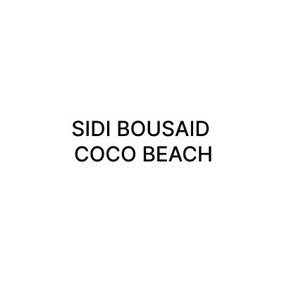 SIDI BOU COCO BEACH
